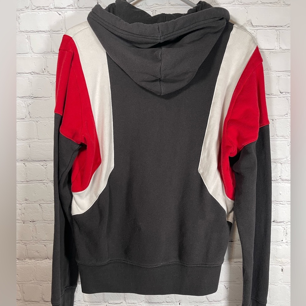 True Religion Mens Small Hoodie Sweatshirt Logo Pullover Black - Picture 3 of 8